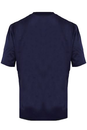 Dark blue cotton T-shirt YES LONDON | XM4132BLUNOTTE